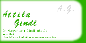 attila gindl business card